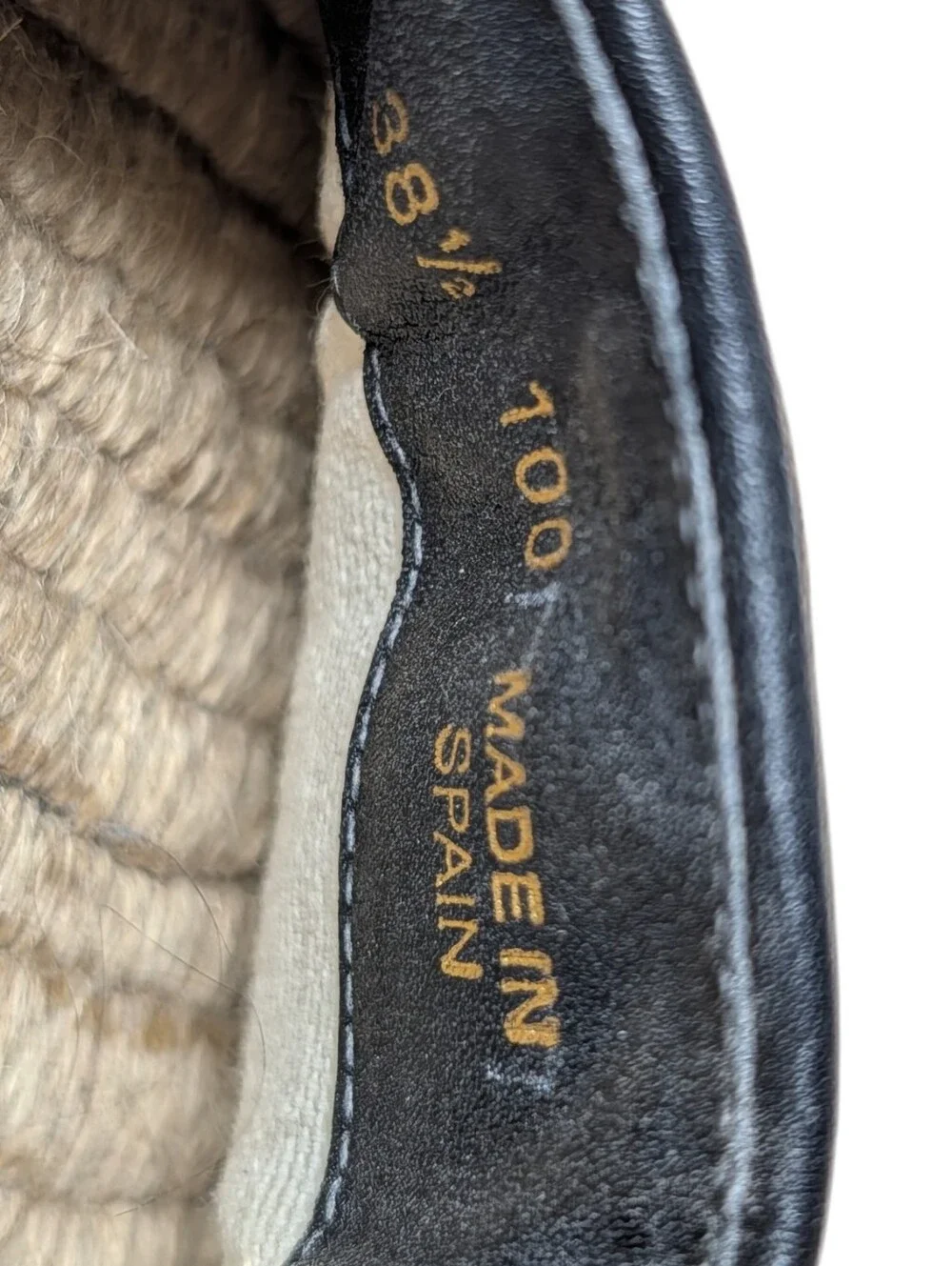 Gucci GG Marmont Monogram Matelasse Canvas Espadrille Size EU 38.5